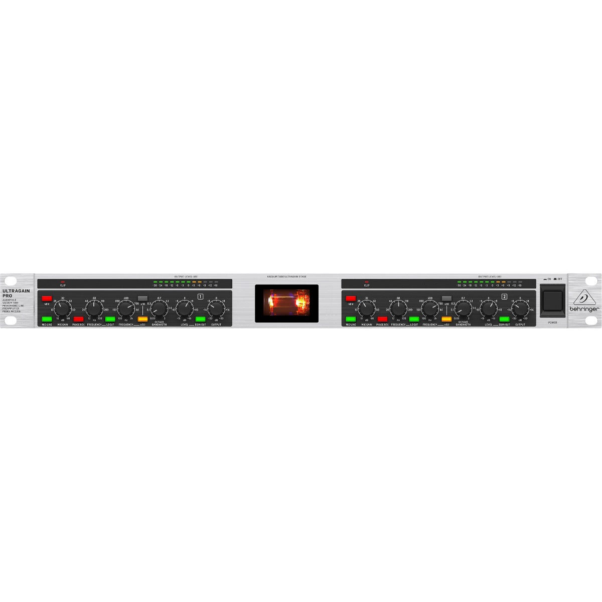 Behringer MIC2200 V2 Two-Channel Audiophile Vacuum Tube Microphone/Line Preamp (000-CCZ02-00010)
