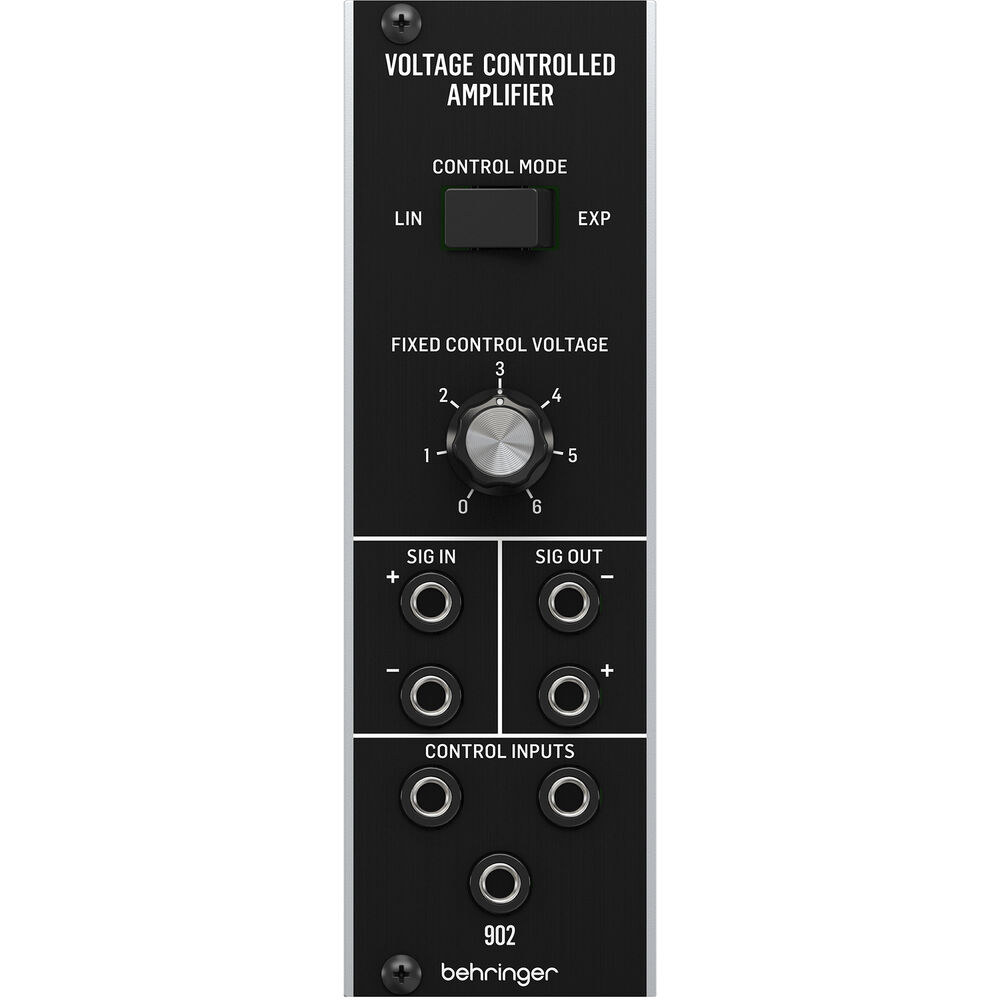 Behringer 902 Voltage Controlled Amplifier Eurorack Module (000-E1V00-00010)