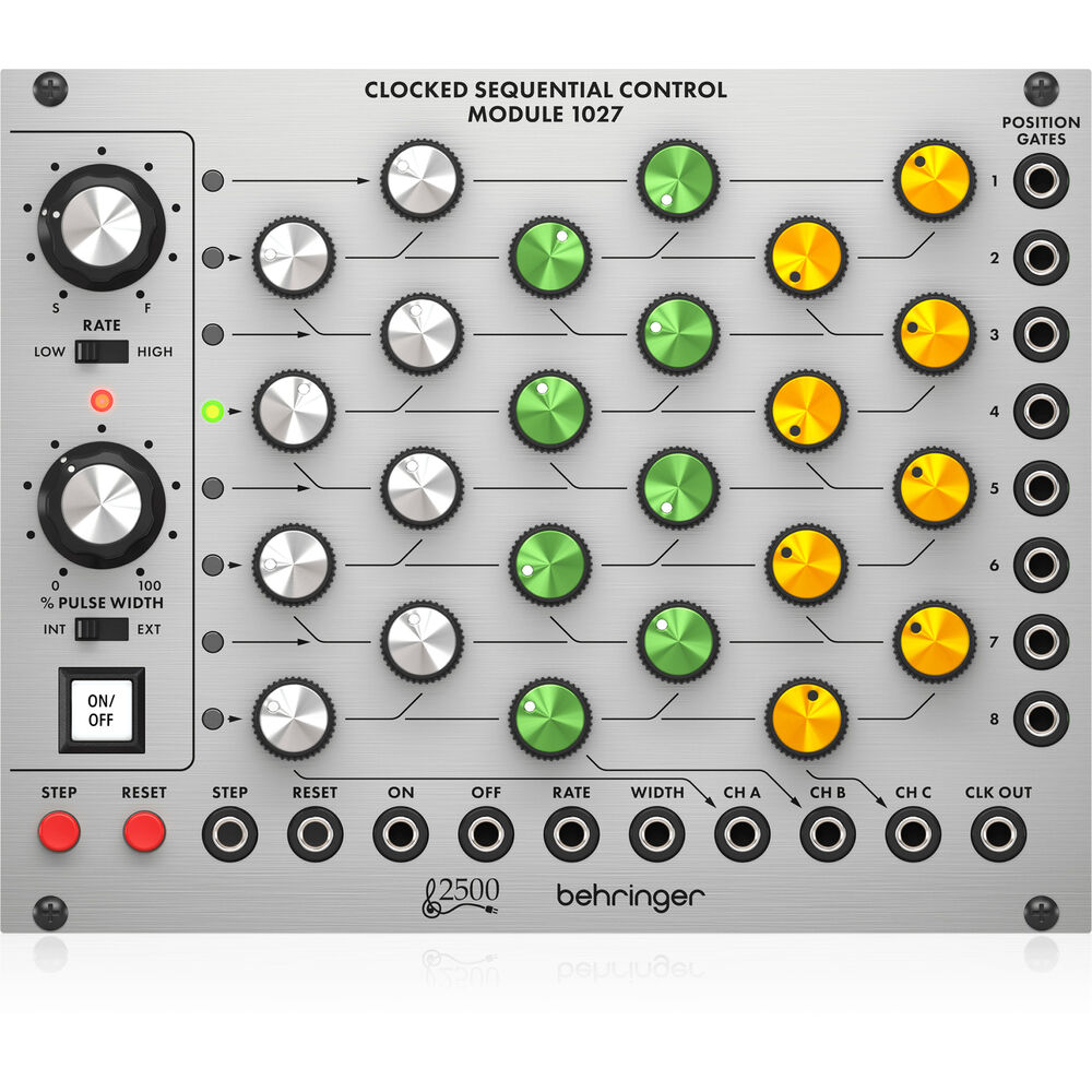 Behringer Clocked Sequential Control Module 1027 8-Step Sequencer Eurorack Module