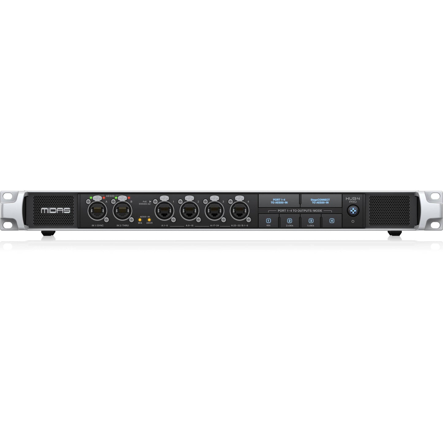 Midas HUB4 Pro 96k Monitor System Hub (0609-AAO86-US1)