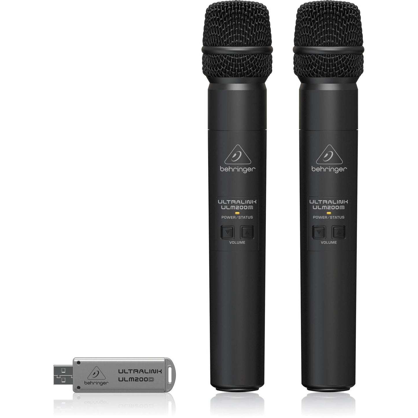 Behringer Ultralink ULM202USB Handheld Wireless USB Dual Microphone System (ULM202USB)