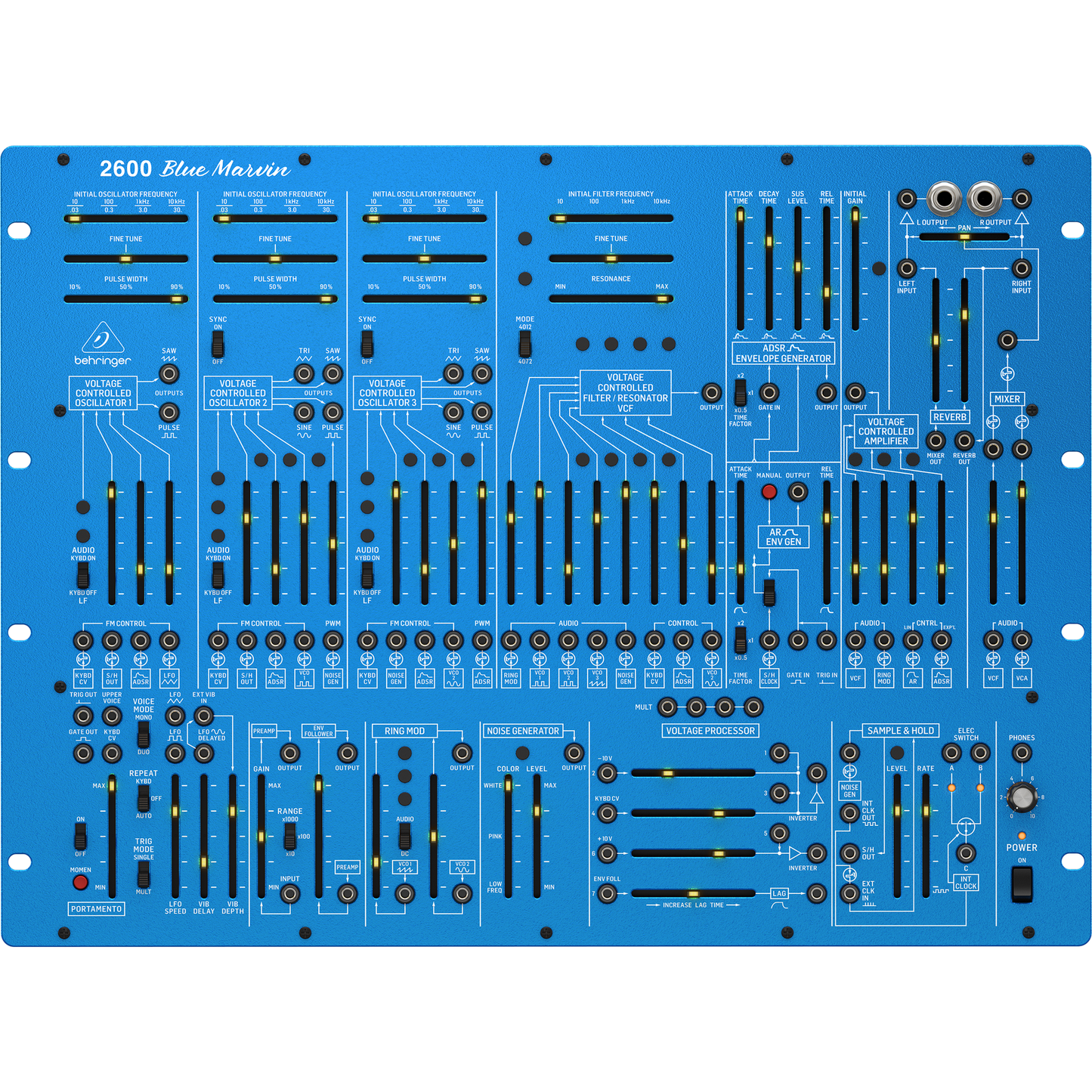 Behringer 2600 Blue Marvin Limited-Edition Analog Semi-Modular Synthesizer