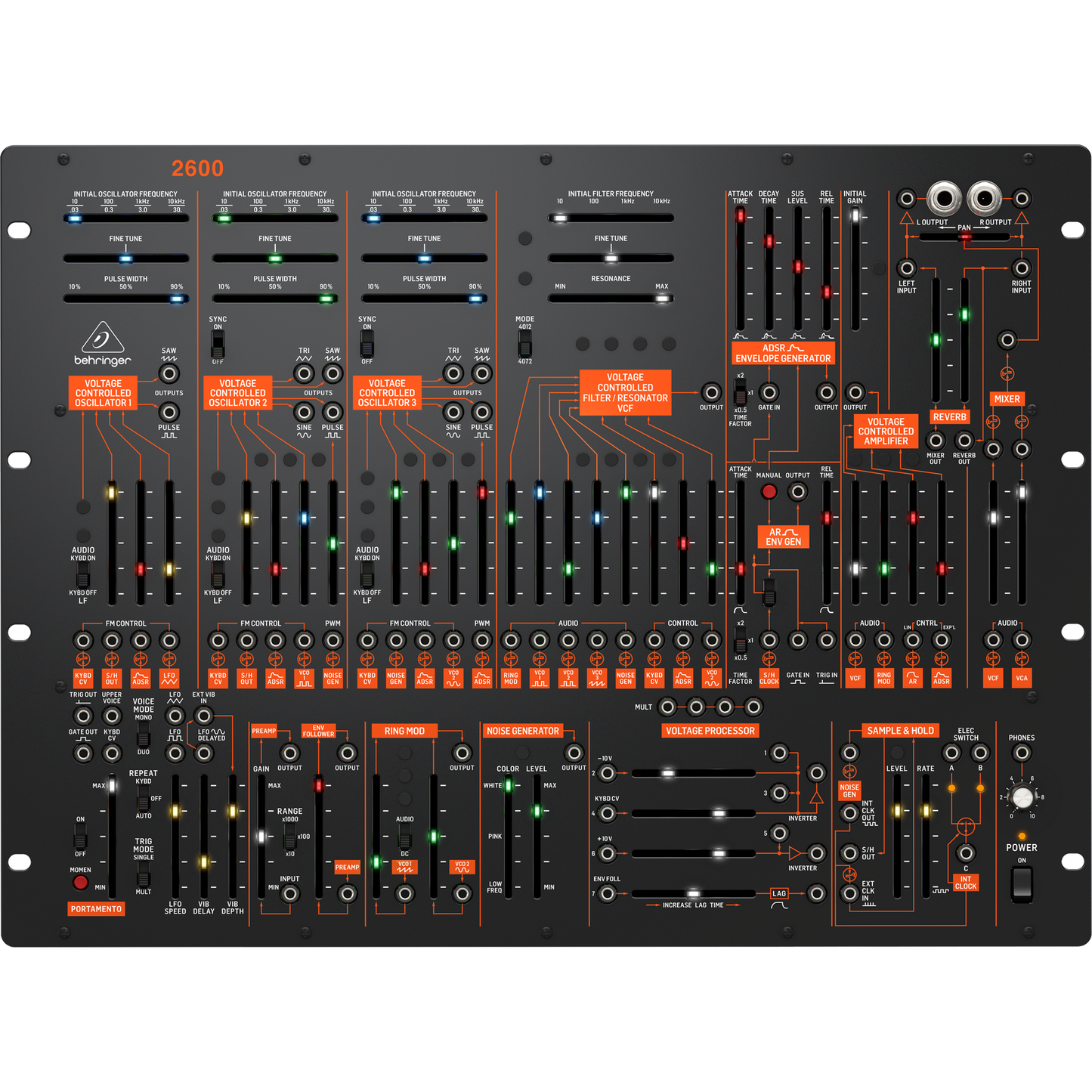 Behringer 2600 Analog Semi-Modular Synthesizer (2600)