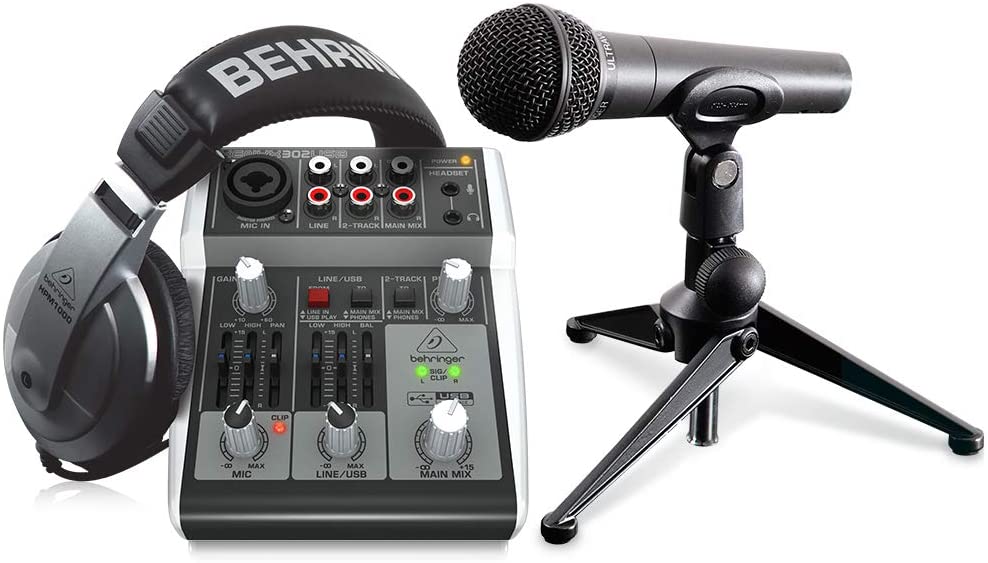 Behringer PODCASTUDIO 2 USB Podcasting Bundle (PODCASTUDIO2USB)