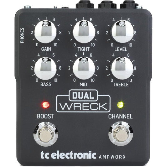 TC Electronic Ampworx Dual Wreck Preamp Pedal (0709-AJS86-001)