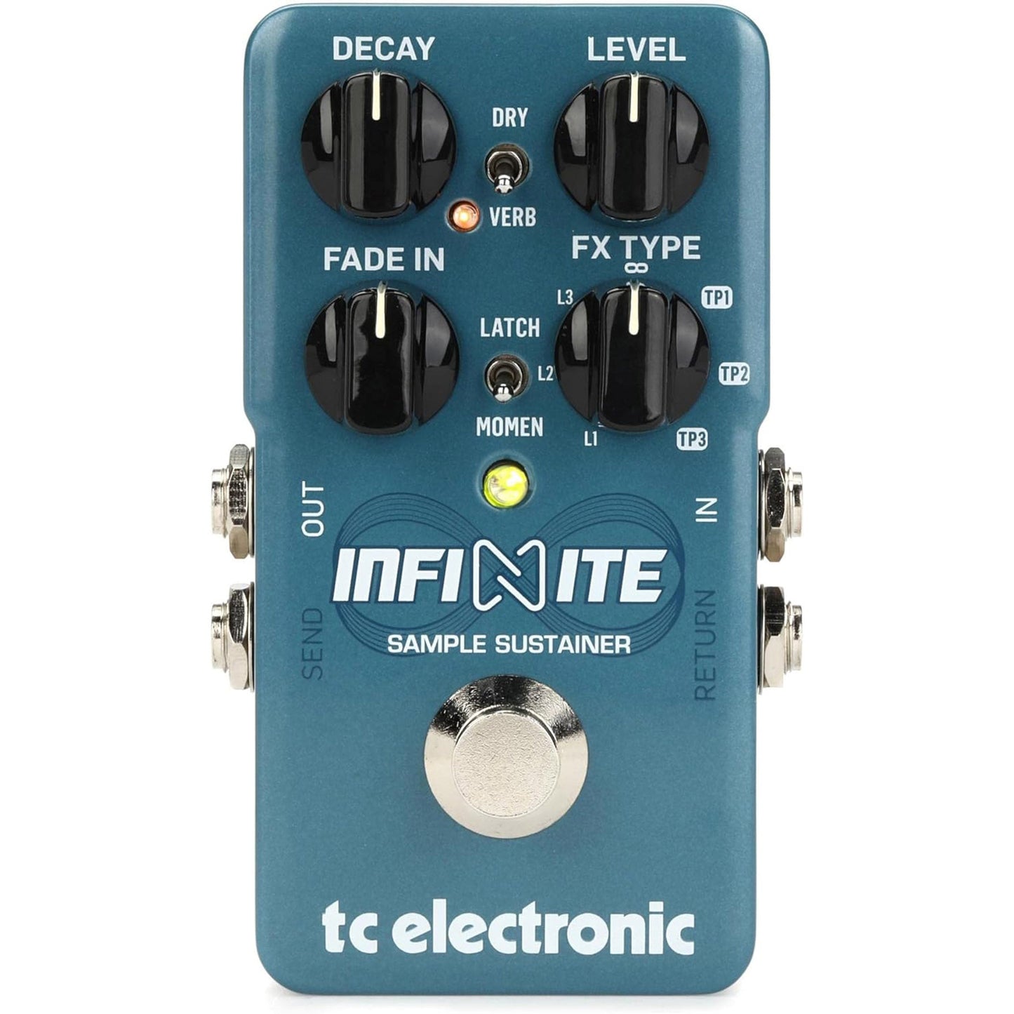 TC Electronic Infinite Sample Sustainer - Guitar Delay Effects Pedal (000-EBA00-00010)