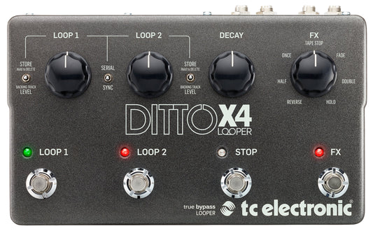 TC Electronic Ditto X4 Looper Pedal (000-DE902-00010)
