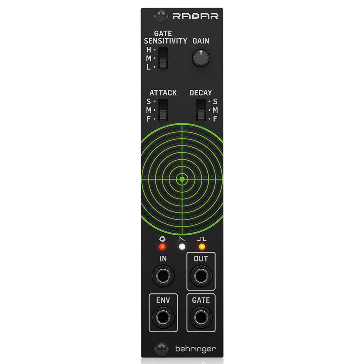 Behringer Radar Eurorack Module with Contact and Pickup Microphones