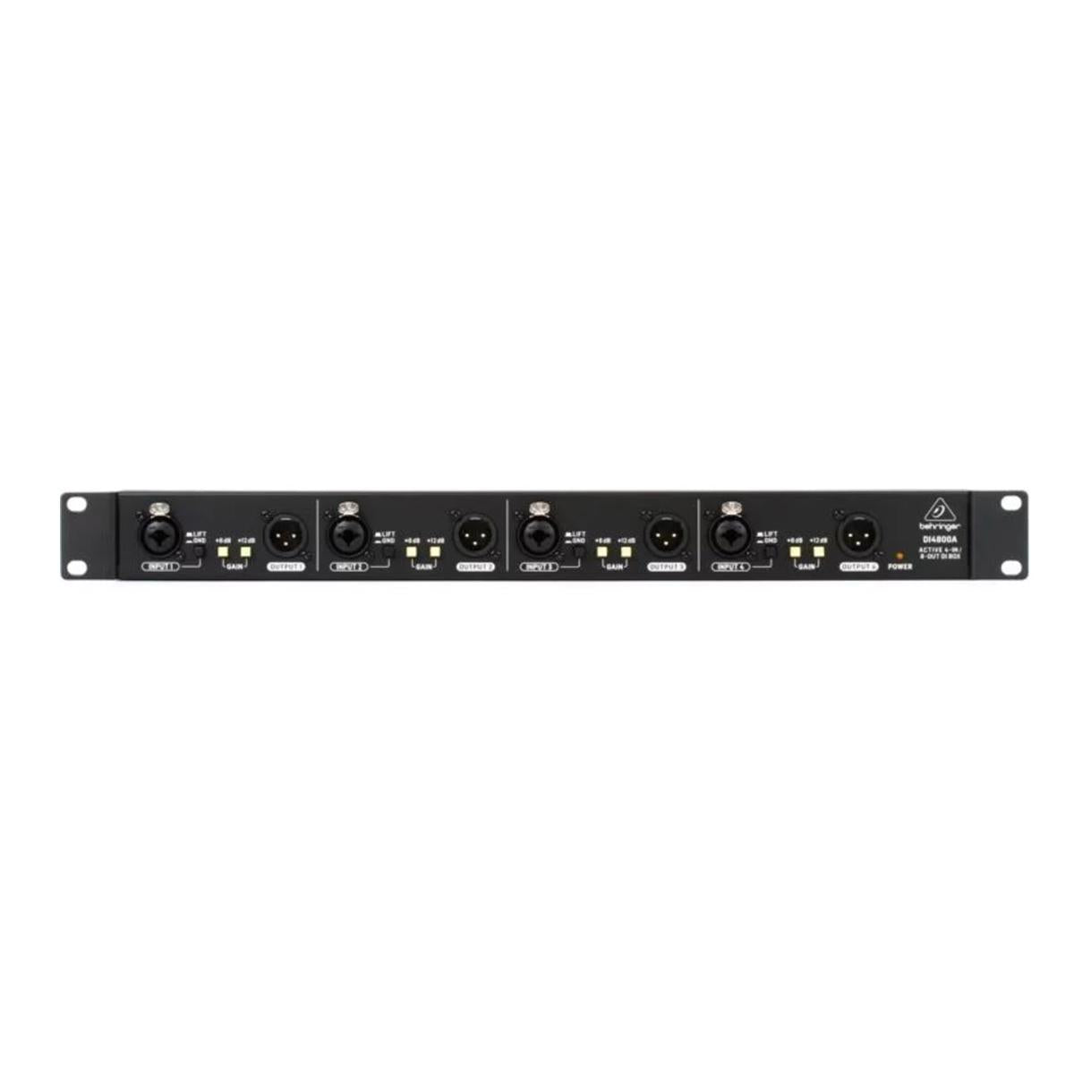 Behringer ULTRA-DI PRO DI4800A Professional 4-Channel Active DI-Box (000-E5L02-00010)
