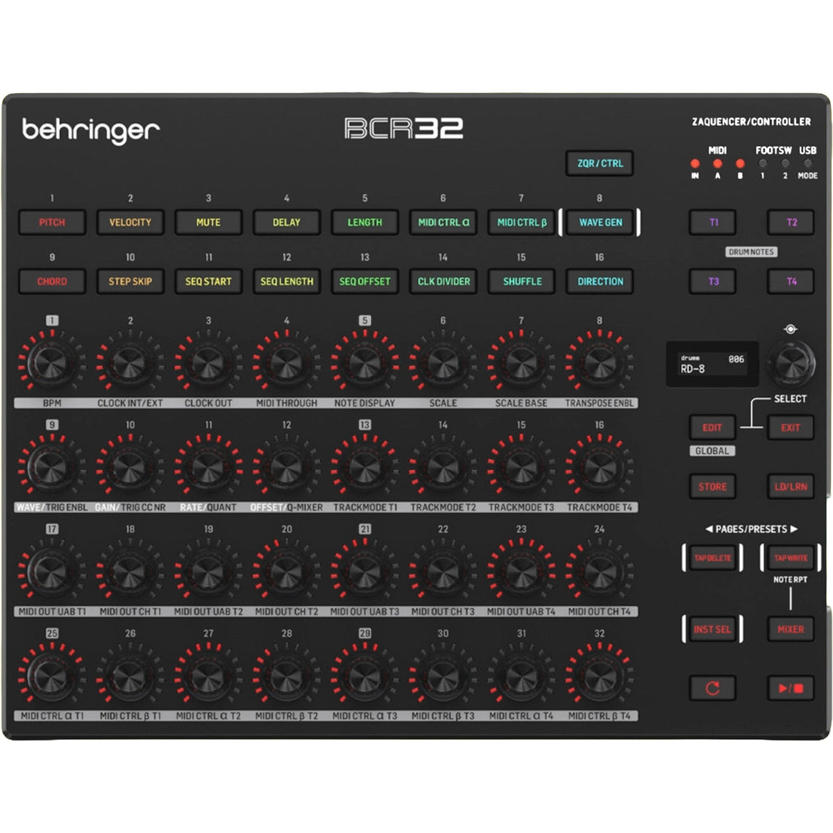 Behringer BCR-32 USB/MIDI Controller (0715-AAW86-001)