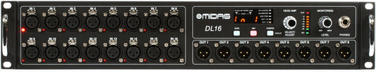 Midas Venice DL16 16-Input, 8-Output Stage Box (000-BI302-00010)