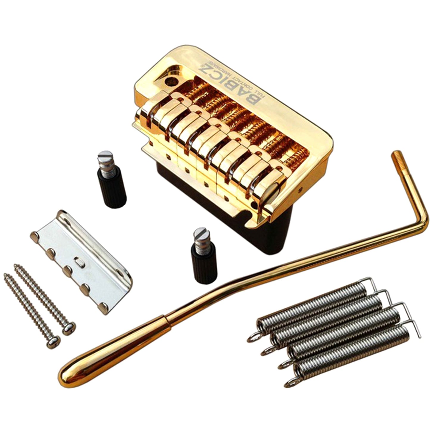 Babicz Full Contact FCH 2PT TREMOLO BRIDGE, 6 String - Gold (FCH2PTGD)