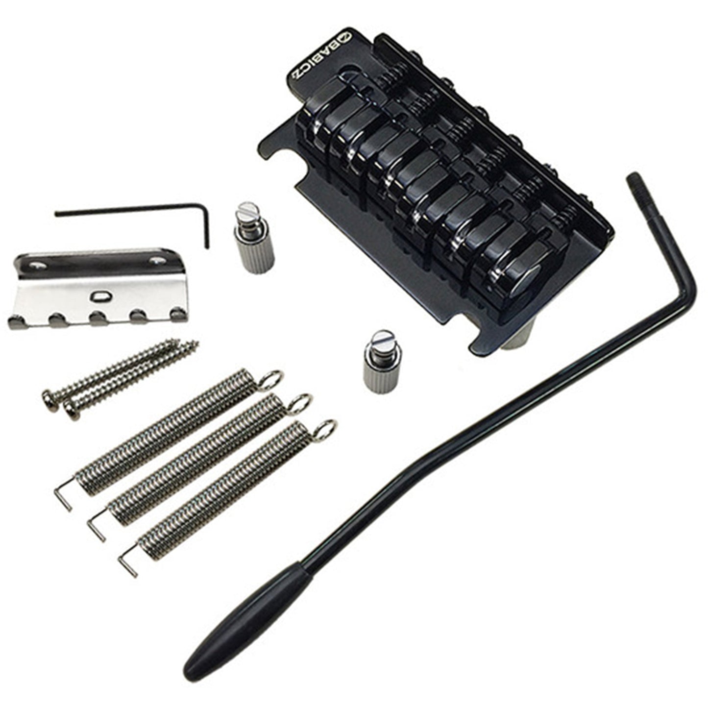 Babicz Full Contact Hardware FCH Z Series 2-Point Strat Tremolo - Black (FCHZ2PTBK)
