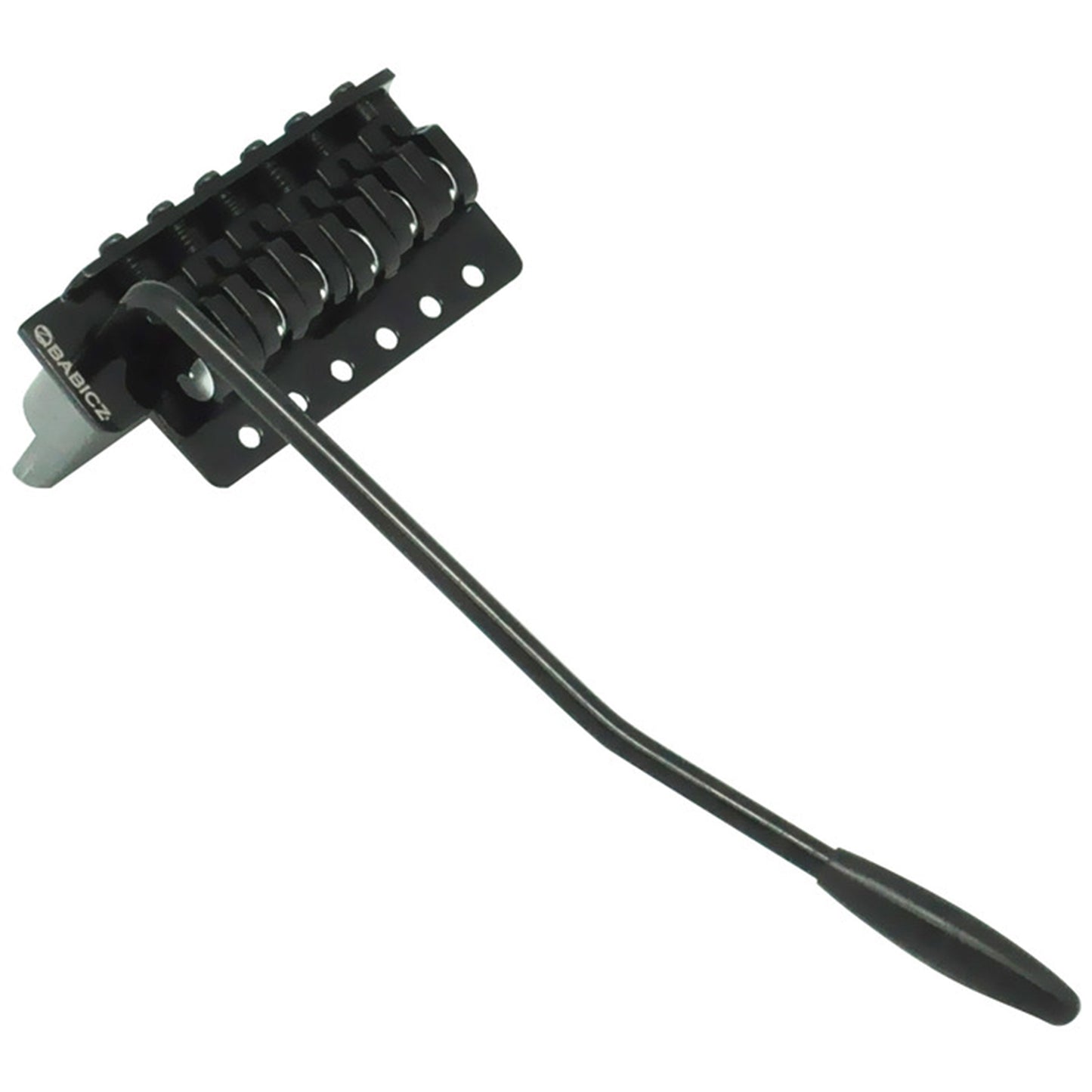 Babicz Full Contact Hardware FCH Z Series 6 Hole Strat Tremolo Wide - Black (FCHZ6STWBK)