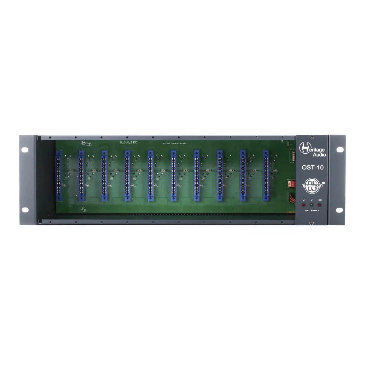 Heritage Audio OST10 V1 10 Slot Rack with OS Tech (HAOST10)