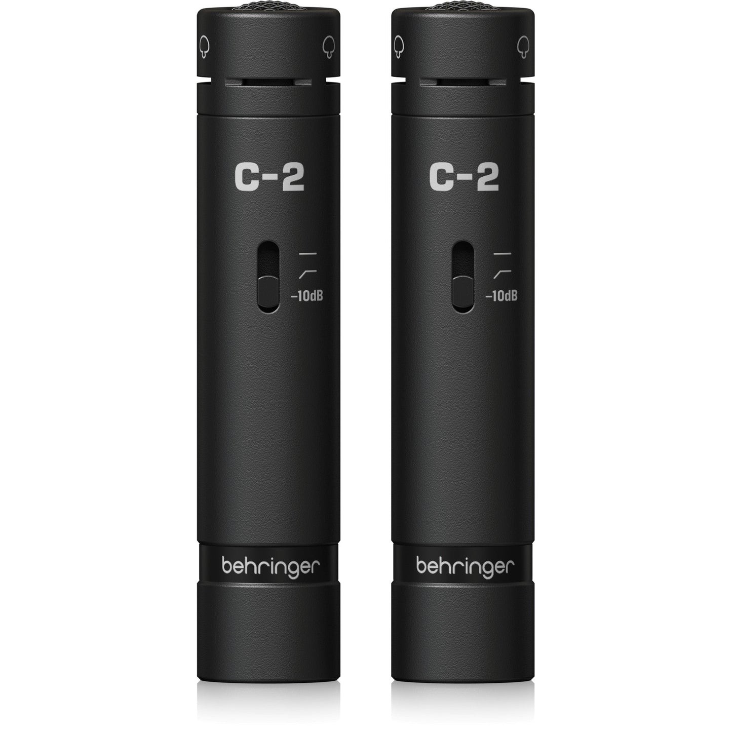Behringer C-2 Matched Studio Condenser Microphone Pair - Dark Edition (0504-ABC86-001)