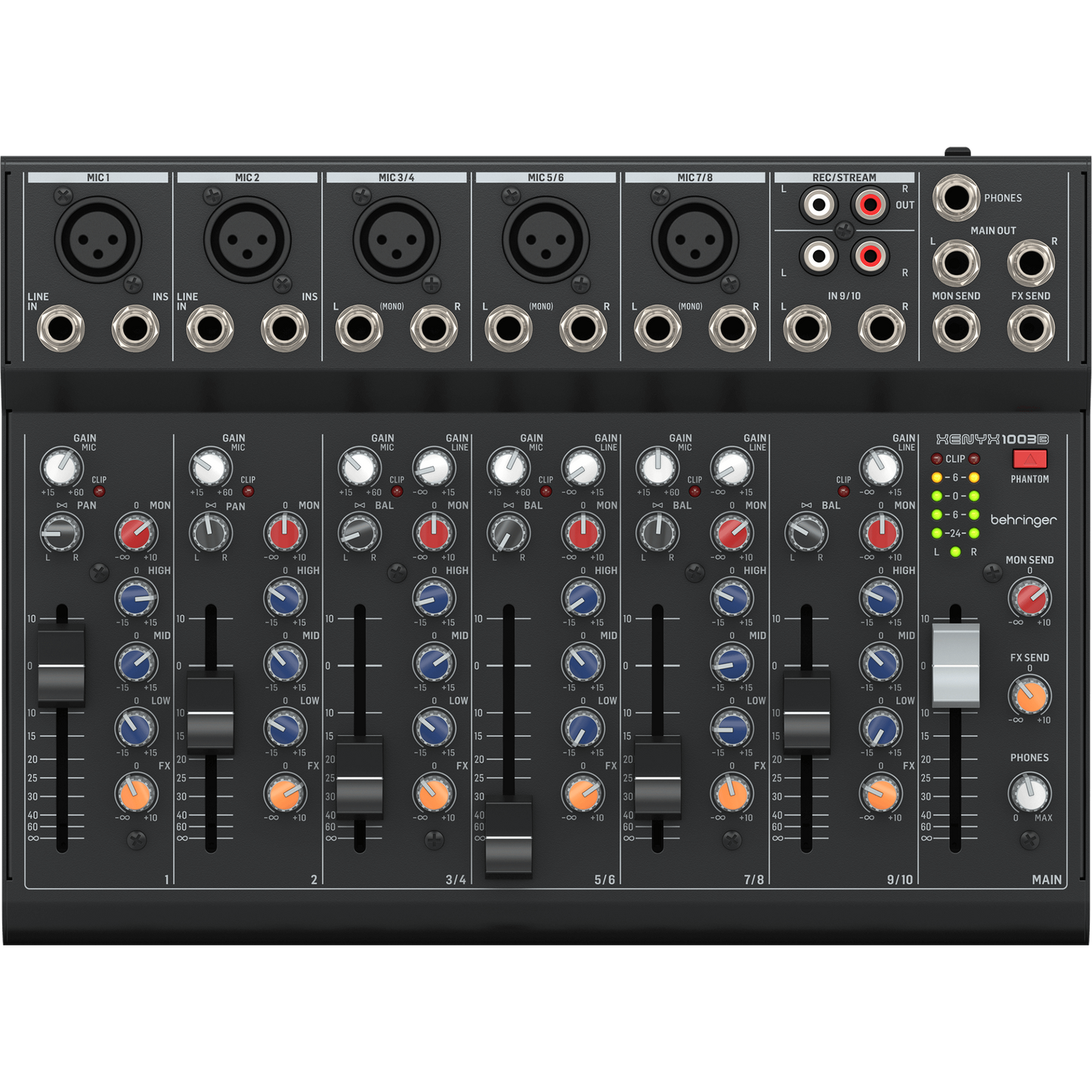 Behringer Xenyx 1003B Premium Analog Mixer with 5 Mic Preamps