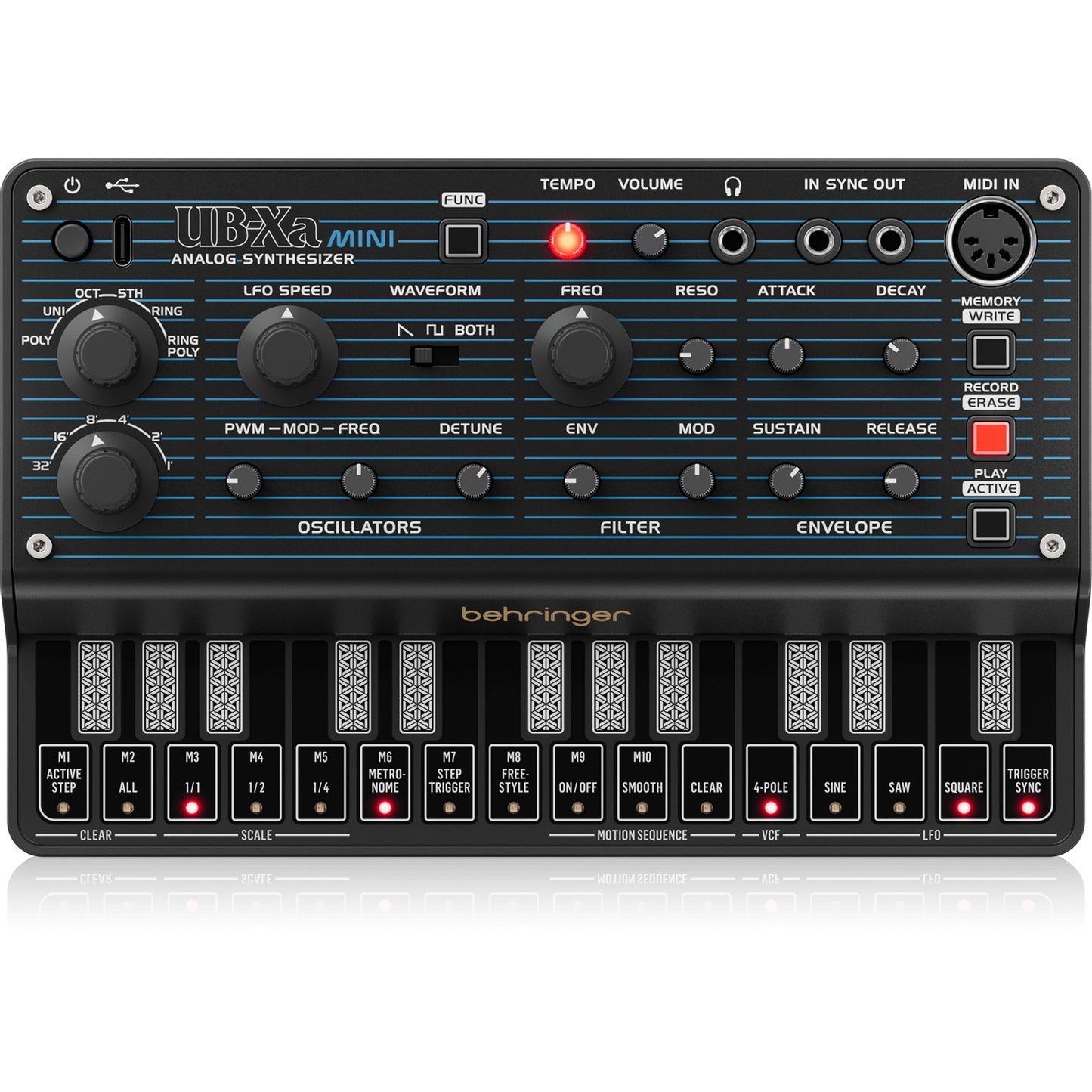Behringer UB-Xa MINI Analog Polyphonic Synthesizer (0722-AAZ86-001)