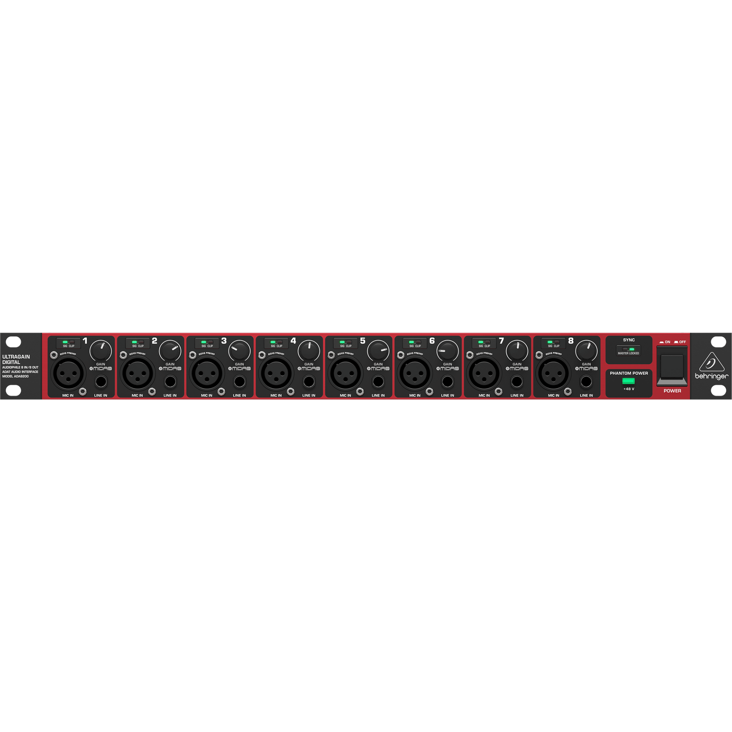 Behringer ADA8200 Ultragain Digital Microphone Preamp
