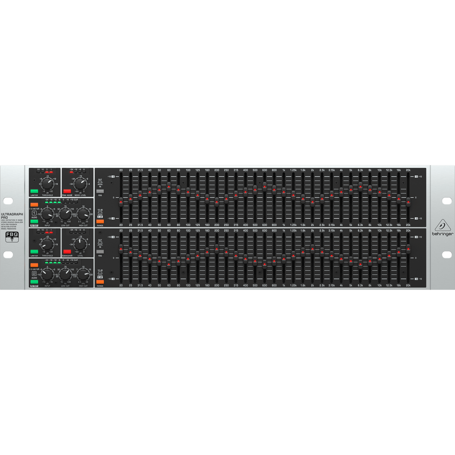 Behringer FBQ6200HD 31-Band Stereo Graphic EQ (000-B3T02-00010)
