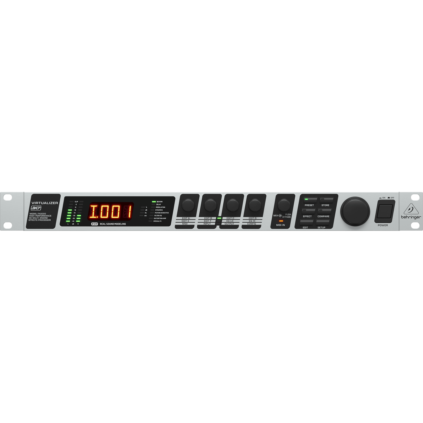 Behringer FX2000 Virtualizer 3D Multi-Engine FX Processor (000-A3P02-00010)