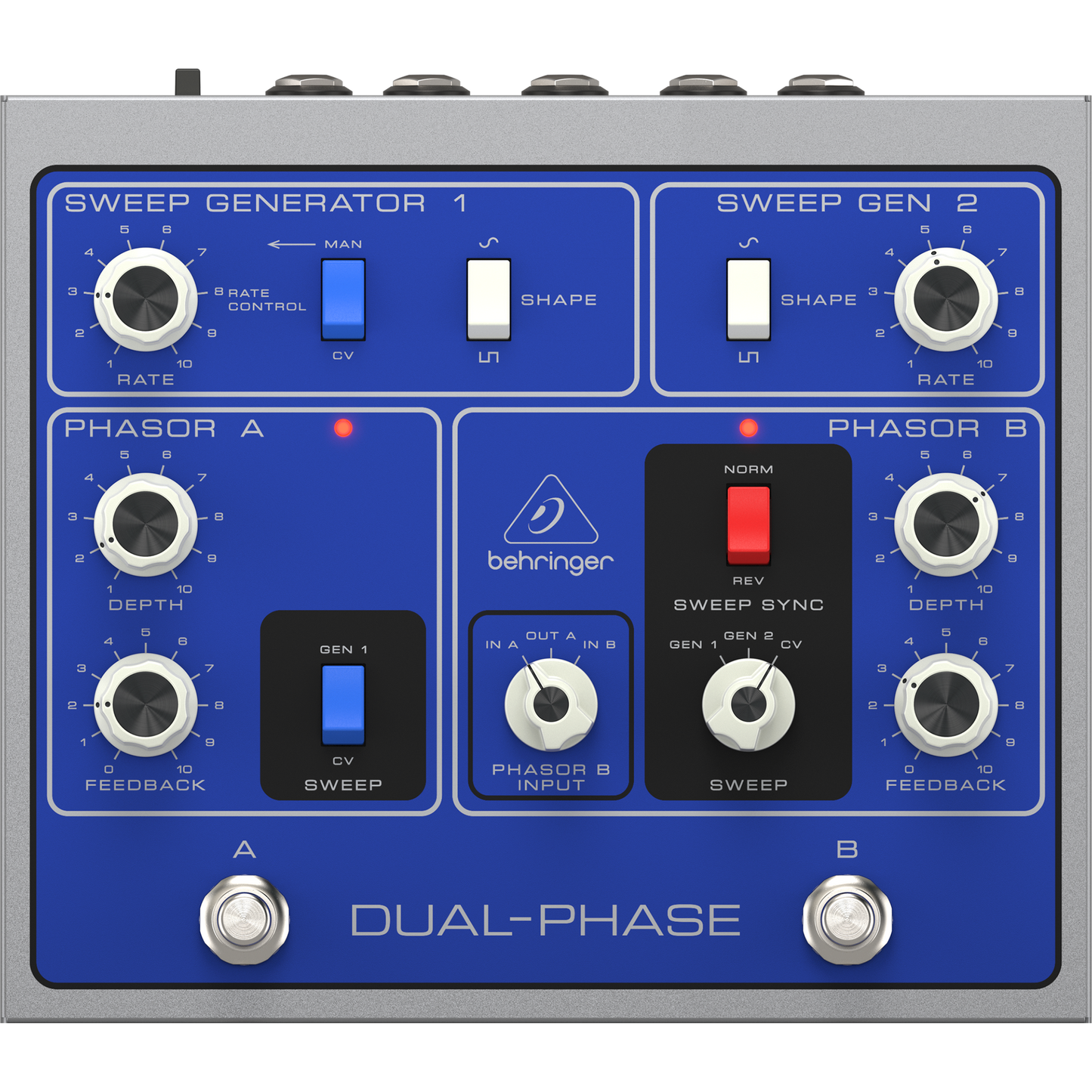 Behringer DUAL-PHASE Dual Phase Shifter with 12 Opto-Couplers (000-E8M00-00010)