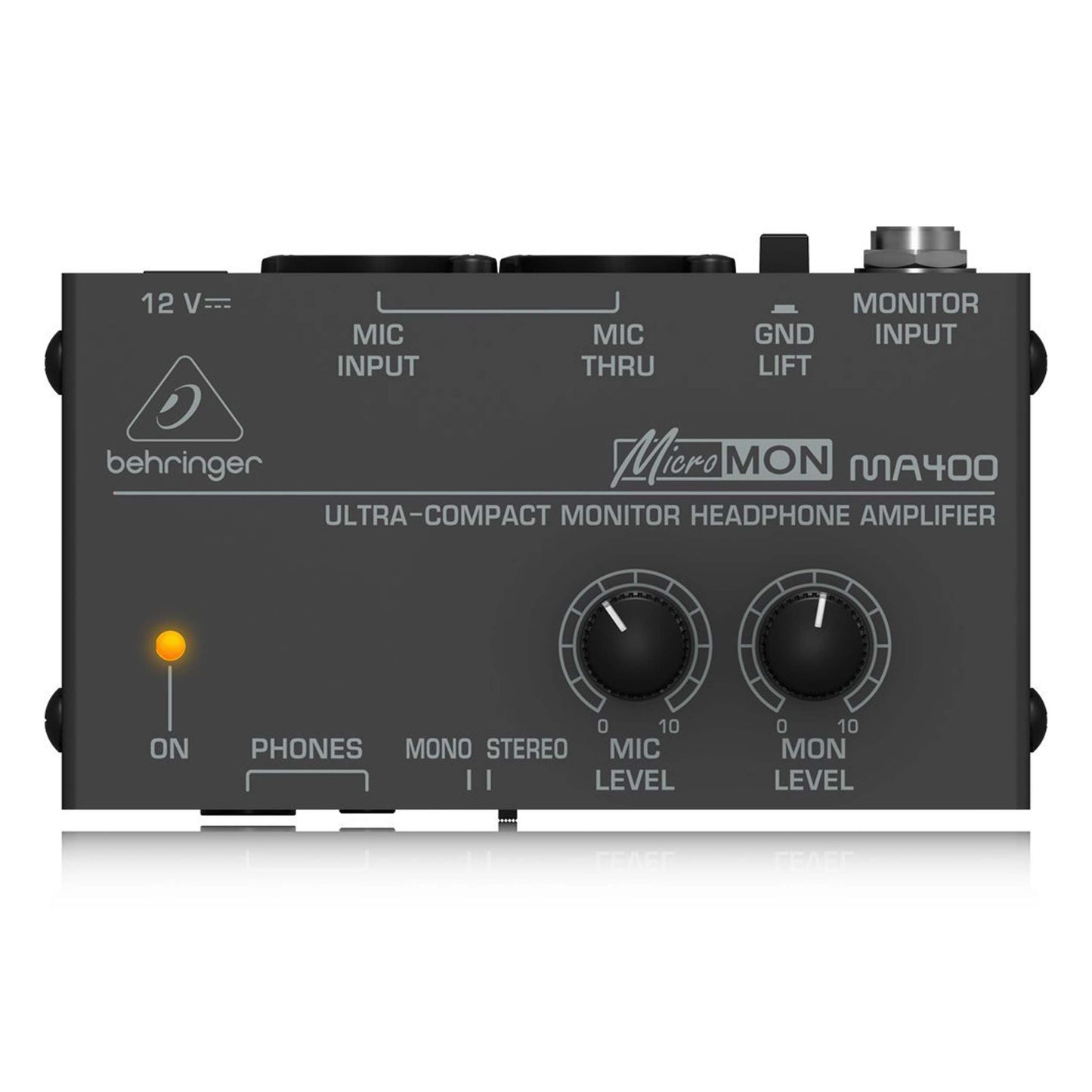 Behringer MA400 MICROMON Ultra-Compact Monitor Headphone Amplifier (MA400)