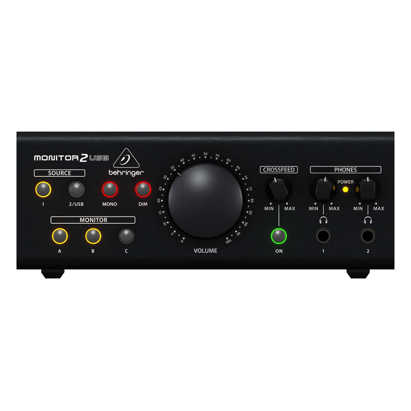 Behringer Monitor2USB Speaker and Headphone Monitor Control (000-BK802-00010)