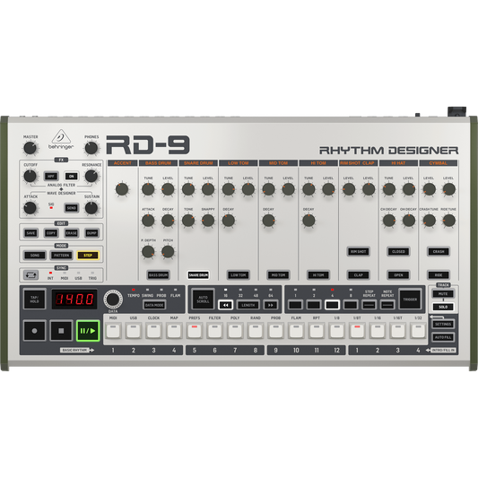 Behringer RD-9 Analog Drum Machine (000-DG602-00010)