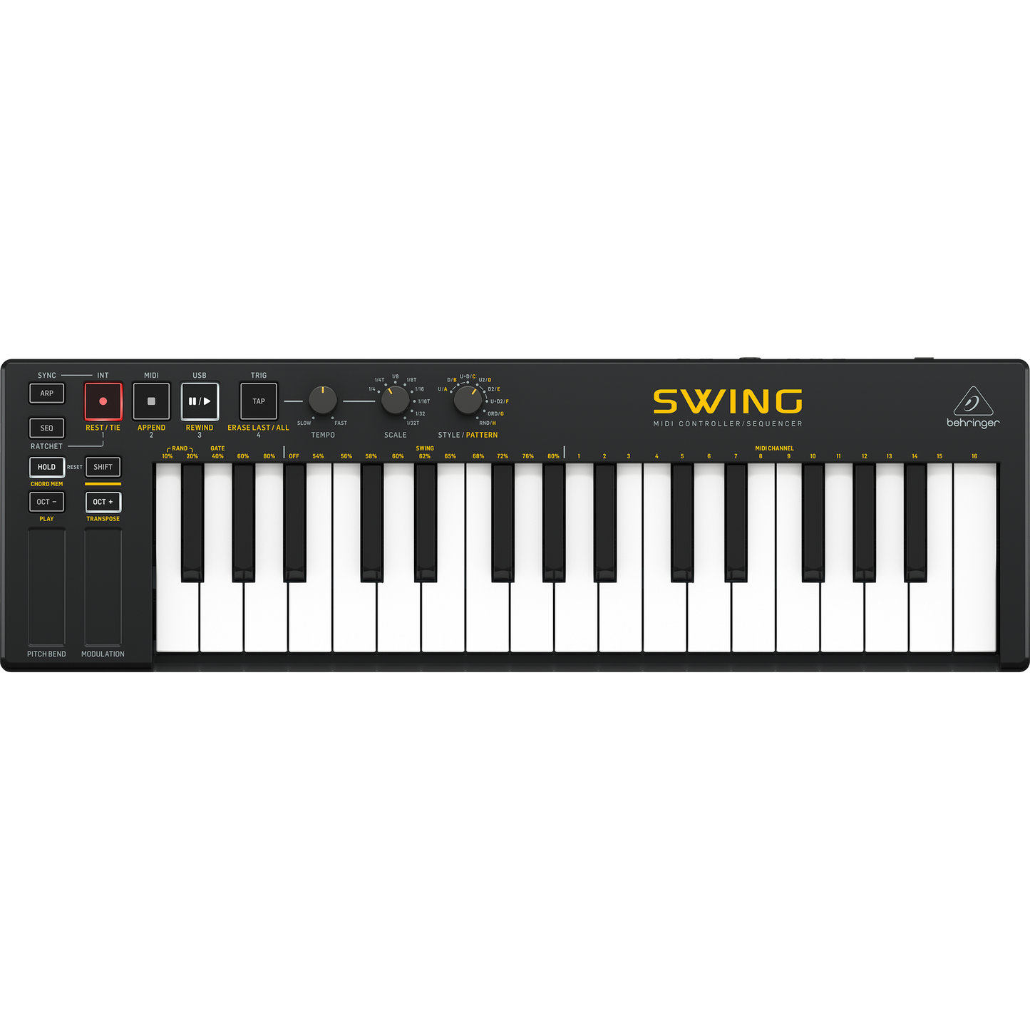 Behringer Swing 32-key USB MIDI Keyboard Controller (000-E2V00-00010)