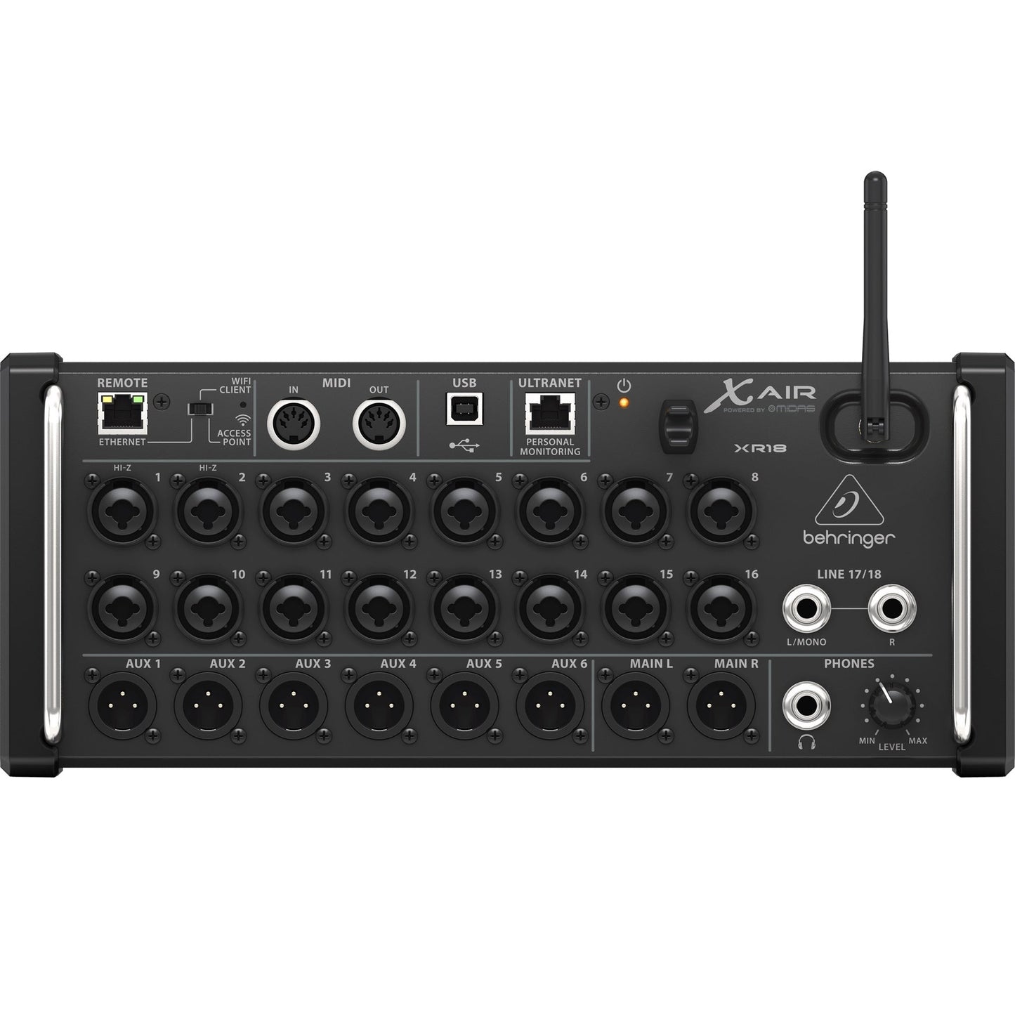 Behringer XR18 X AIR 18-Channel 12-Bus Digital Mixer (000-BI802-00010)