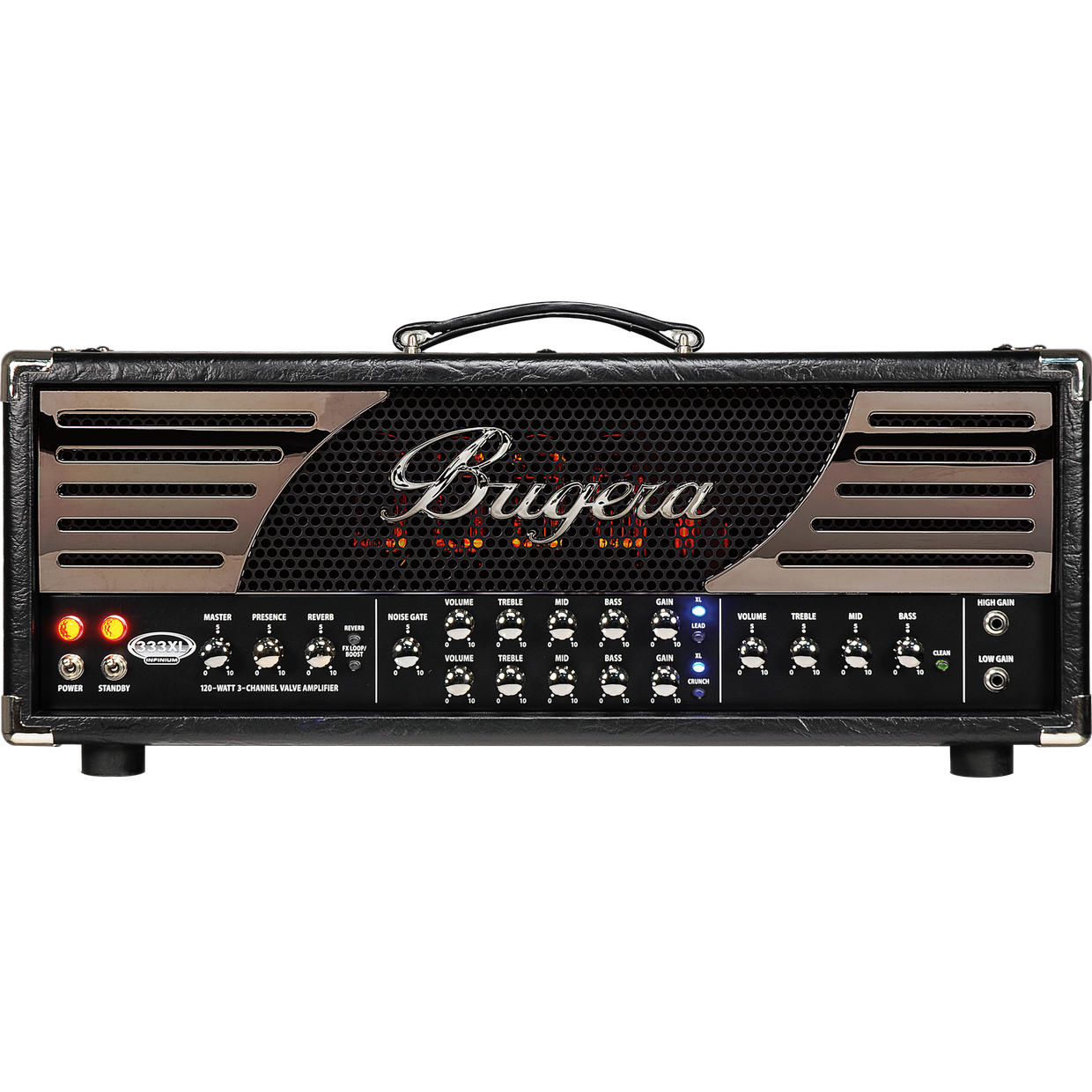 Bugera 333XL Infinium Hardcore 120-Watt 3-Channel Tube Amplifier Head (333XLINFINIUM)
