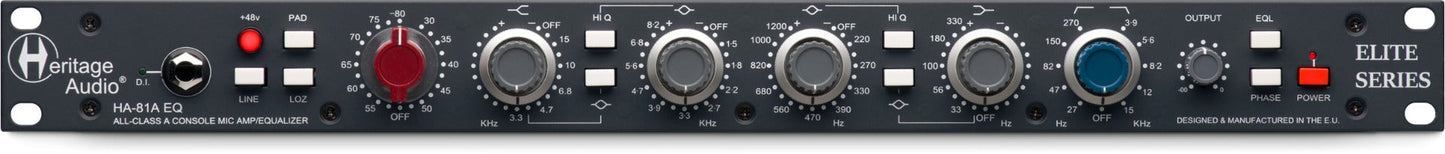 Heritage Audio HA-81A British-Spec Hybrid Channel Strip (HA81A)