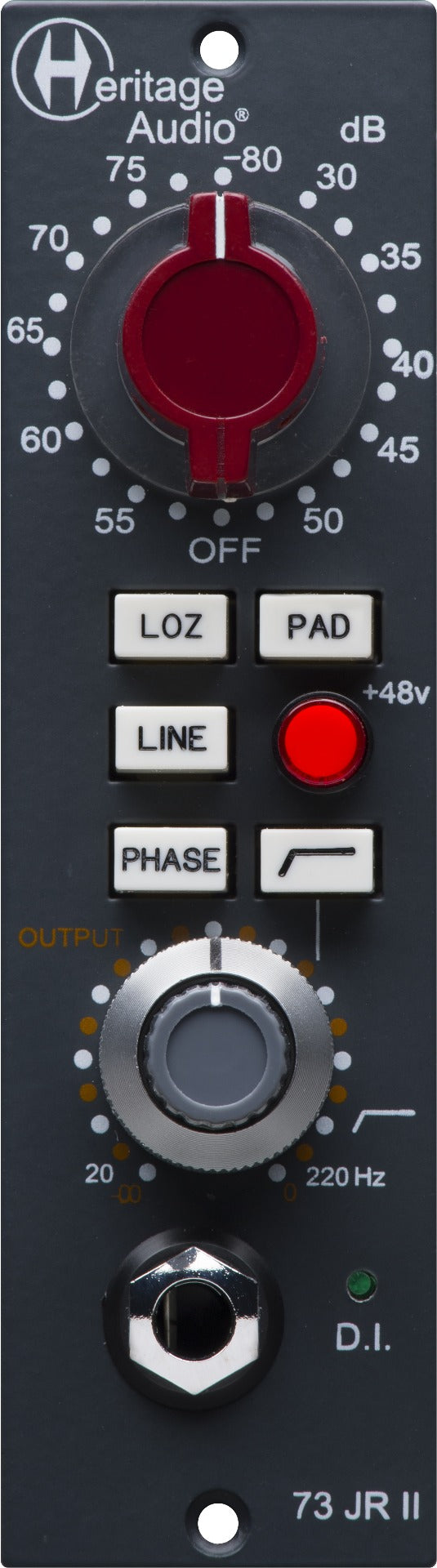 Heritage Audio 73JR II British-Spec 500-Series Preamplifier and DI (HA73JR2)