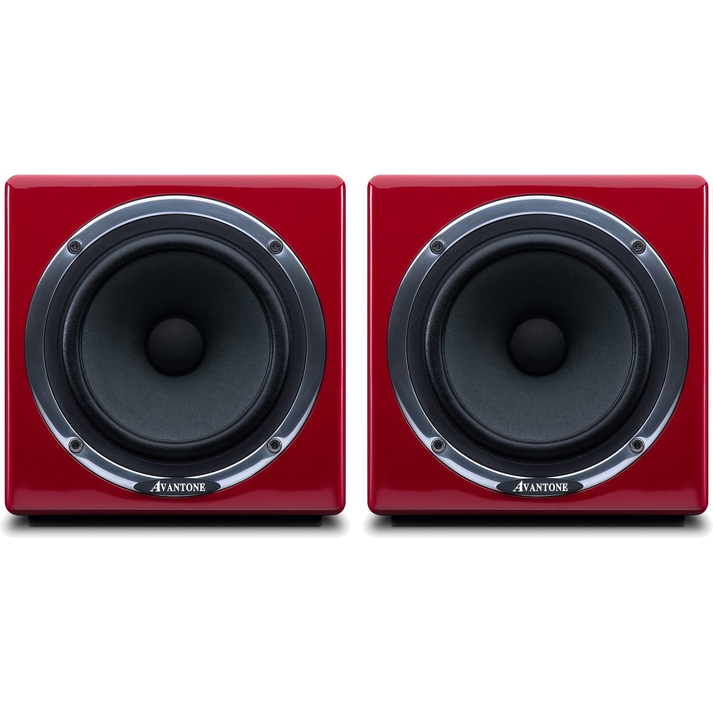 Avantone MixCube Active 10th Anniversary Red Mini Reference Monitors (Pair) (ARED)