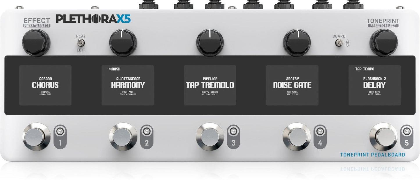 TC Electronic PLETHORA X5 TonePrint Multi-FX Pedalboard (000-D9M00-00010)