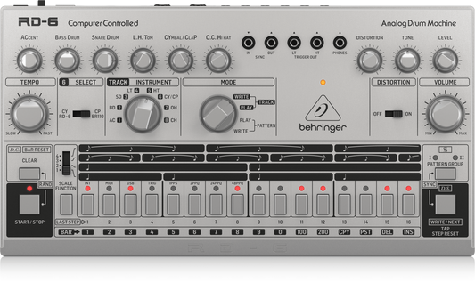 Behringer RD-6-SR Classic Analog Drum Machine (000-E4G02-00010)