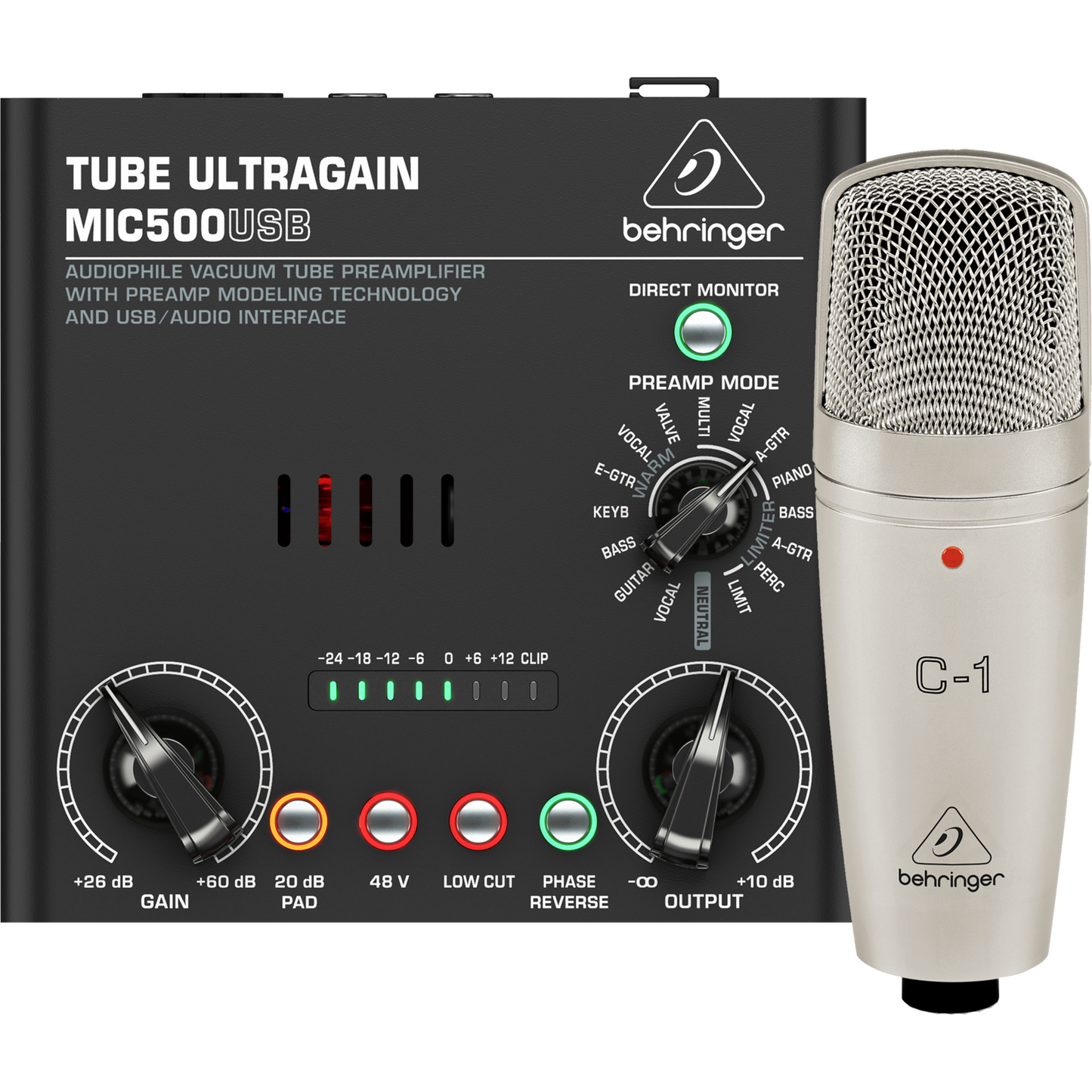 Behringer Voice Studio Complete Recording Bundle