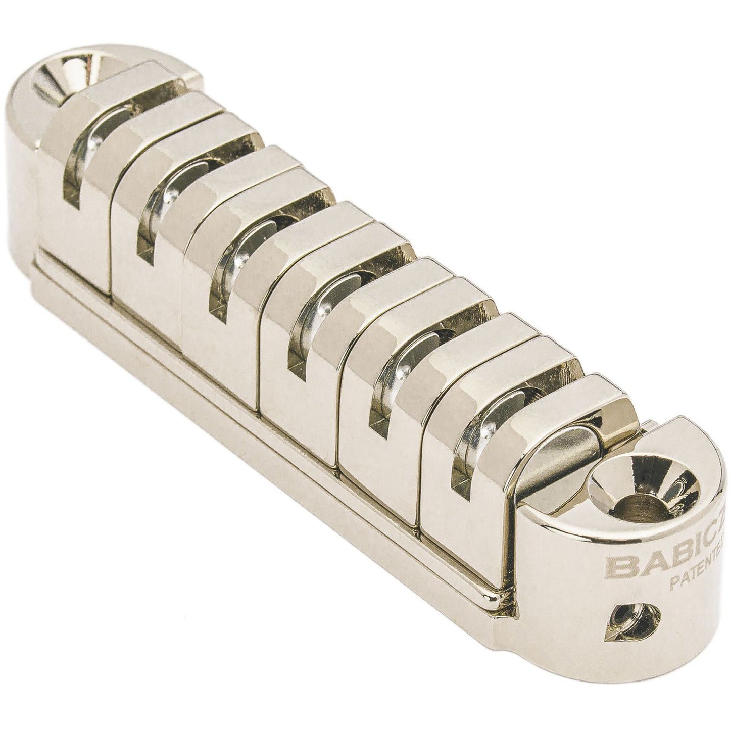 Babicz Full Contact FCH Tune-O-Matic Style Bridge - Nickel (FCHTOMNK)