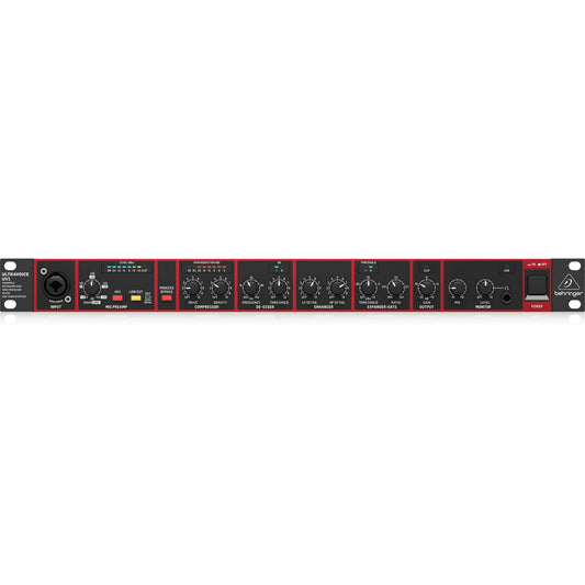 Behringer ULTRAVOICE UV1 Channel Strip with Mic Pre, Voice Processing, and USB Audio Interface
 (000-E5902-00010)