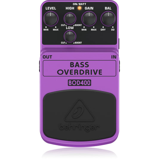Behringer BOD400 Bass Overdrive Pedal (BOD400)