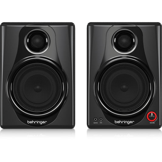 Behringer Media 40USB 4 inch Powered Studio Monitors with USB (MEDIA 40USB)