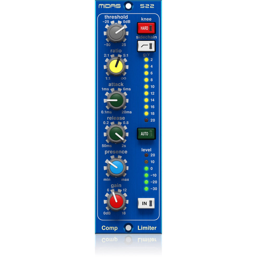 Midas 522 Compression Limiter 500-Series with Presence Control (000-E8 ...