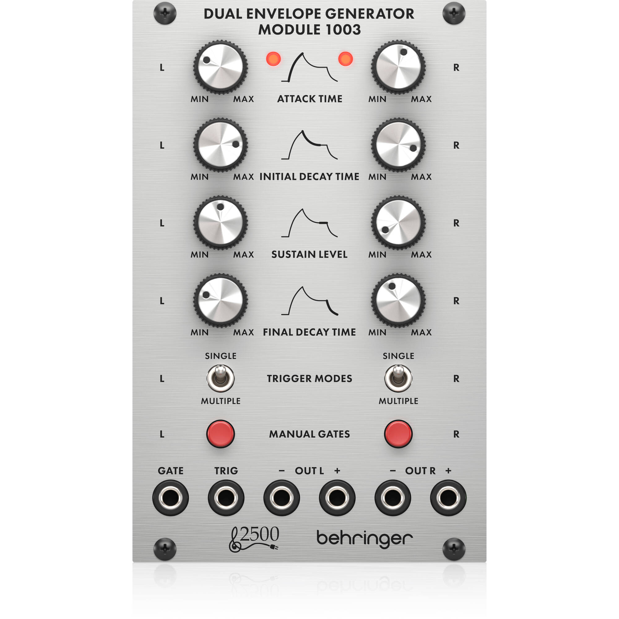 Behringer 1003 Dual Envelope Generator Eurorack Module (DUAL ENVELOPE ...