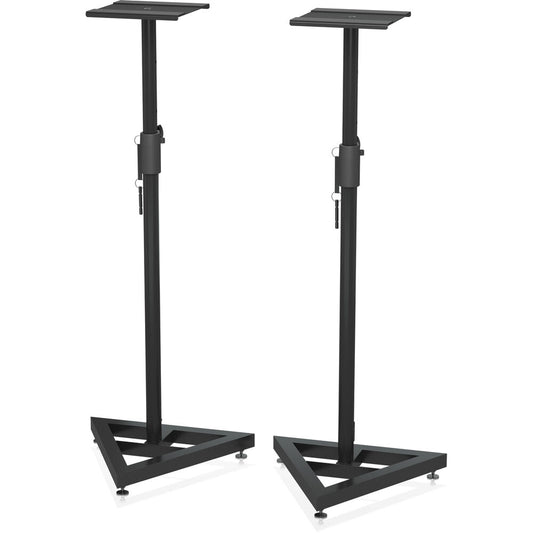 Behringer Heavy-Duty Height-Adjustable Monitor Stands -3-3.8' - 55' - Pair (SM5002)