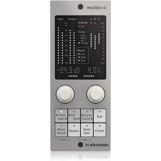 TC Electronic MASTER X HD-DT Multiband Dynamics Processor Plug-In with Optional Hardware Controller (000-DPS00-00010)