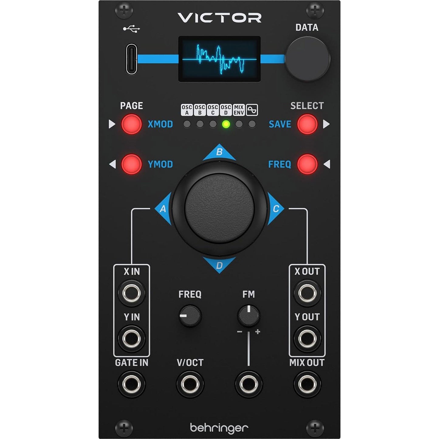 Behringer VICTOR Quad Vector Morphing Oscillator Module (0720-ADA86-001)