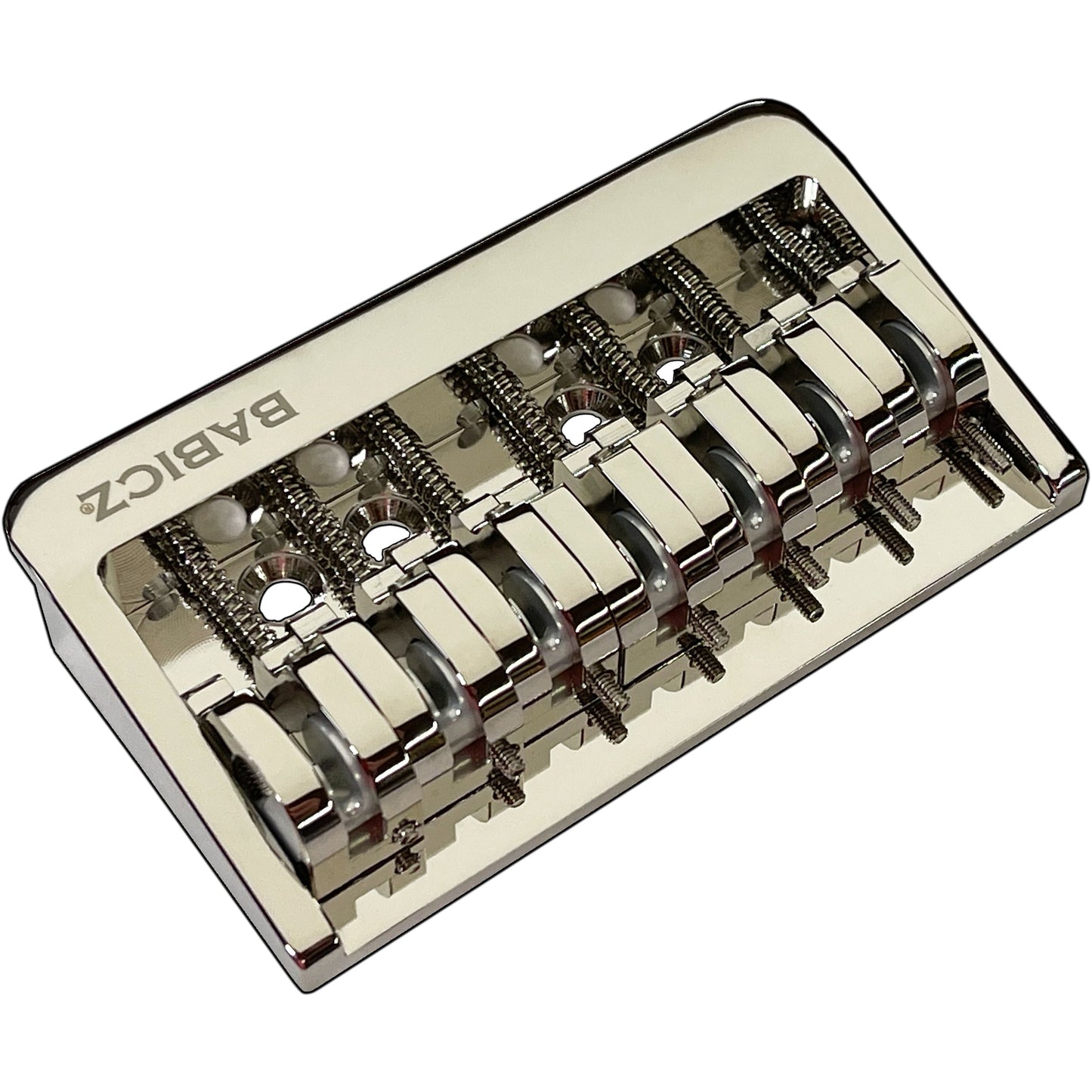 Babicz Full Contact Hardware 7-string Guitar Hardtail Fixed Bridge - Nickel (FCH7NK)