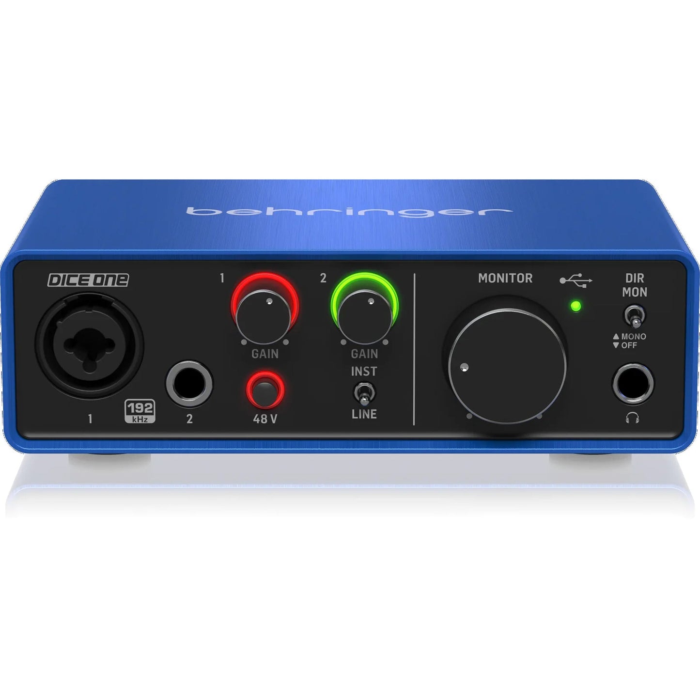 Behringer DICE 1U2 USB 2.0 Audio Interface (0805-ABA86-001)