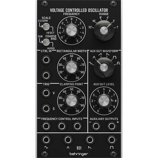 Behringer 921 Legendary Analog Voltage Controlled Oscillator Module for Eurorack (000-E1Q00-00010)